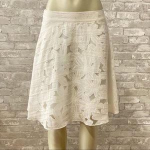 Suzy Shier Floral Sheer Skirt **MINT CONDITION**